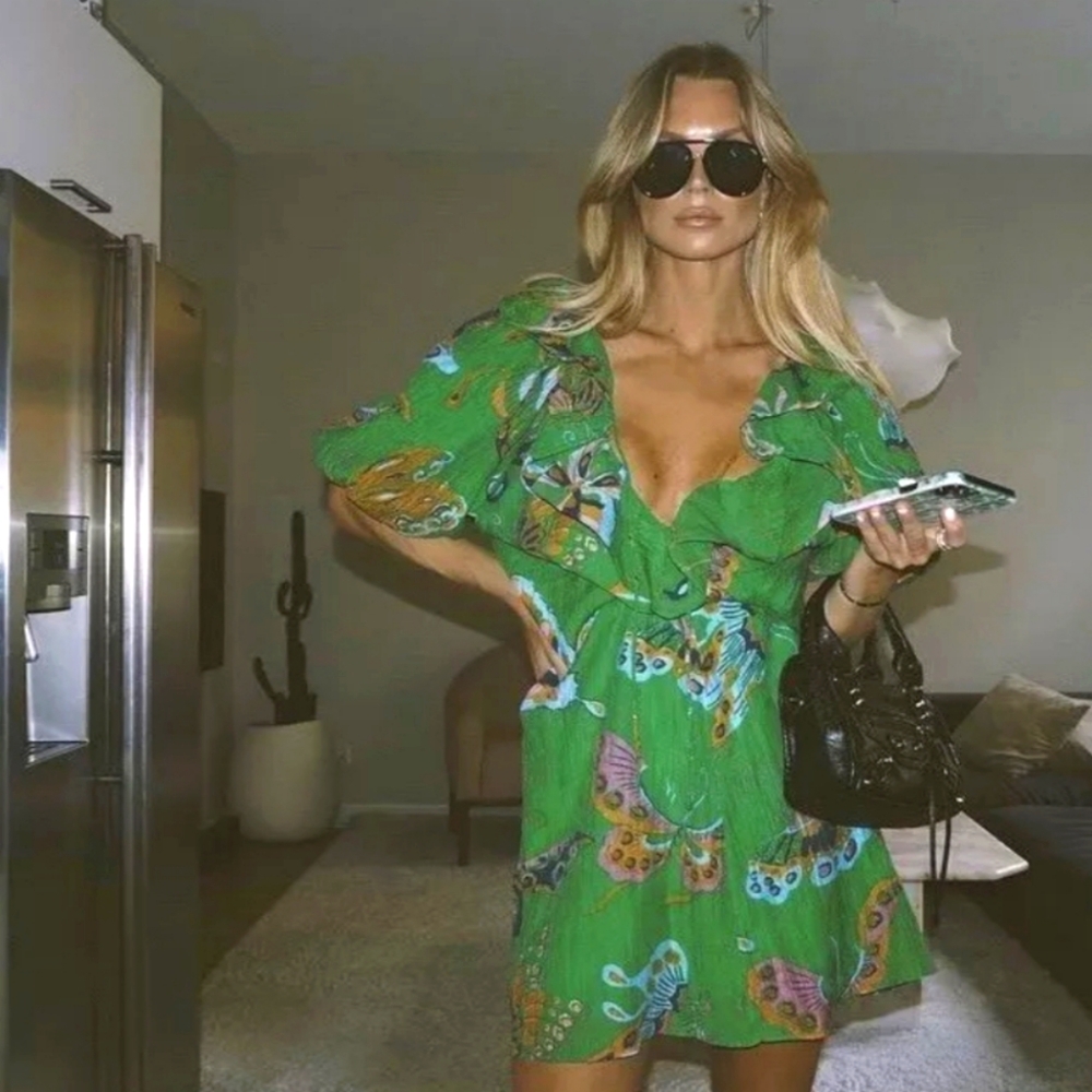 H&M flounce dress